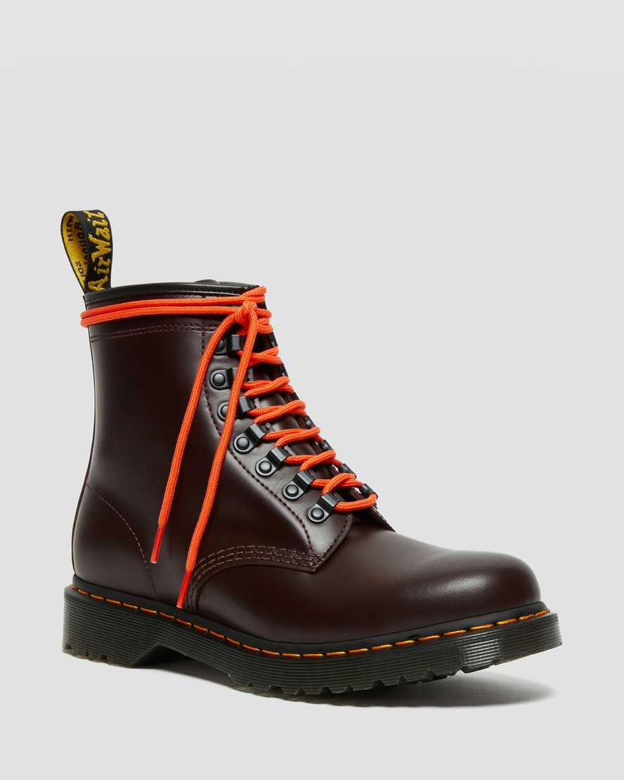 Dr. Martens 1460 Ben Smooth Lær Snørestøvler Dame Burgunder [6935TPYSR]